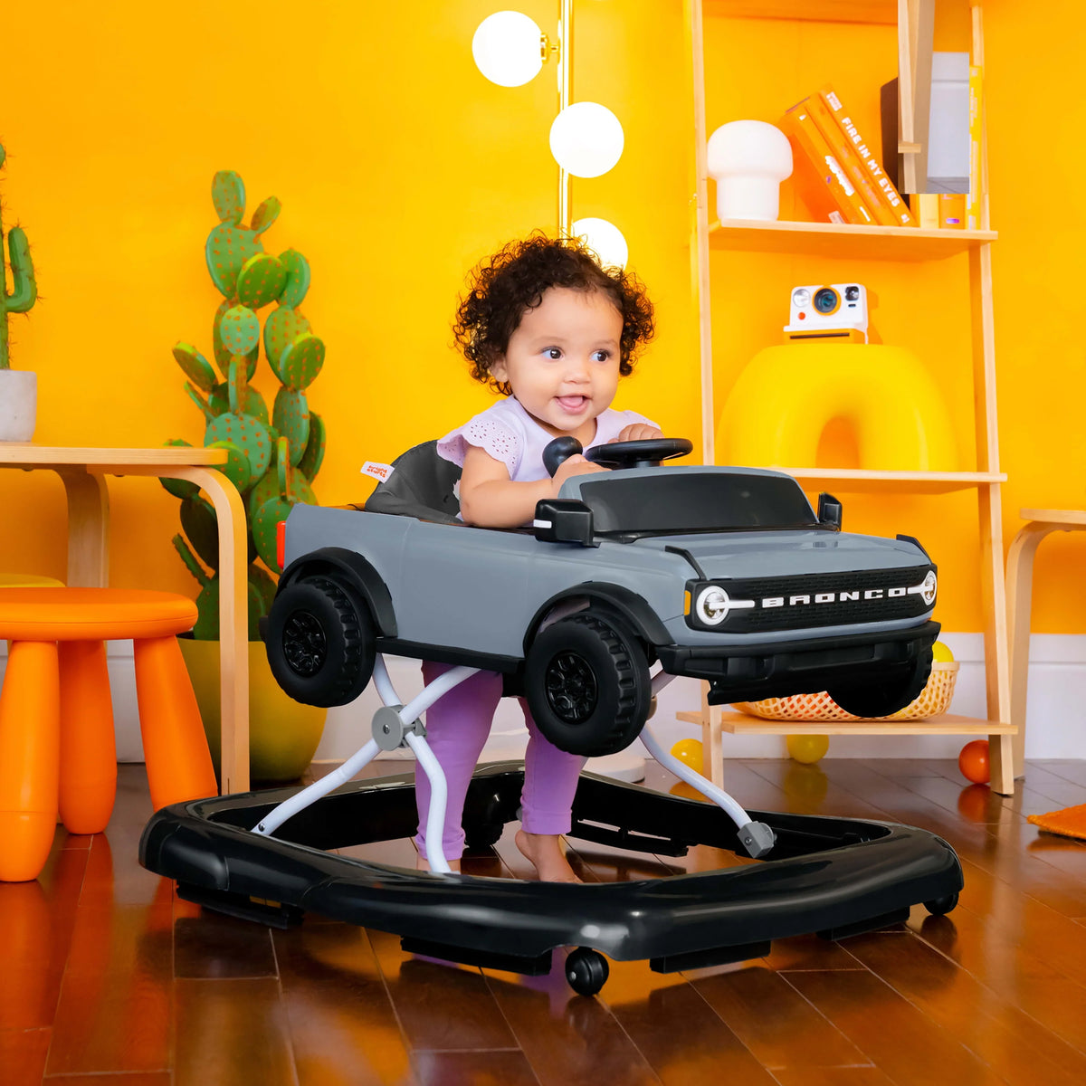 Blue Grey Baby Activity Walker Z494
