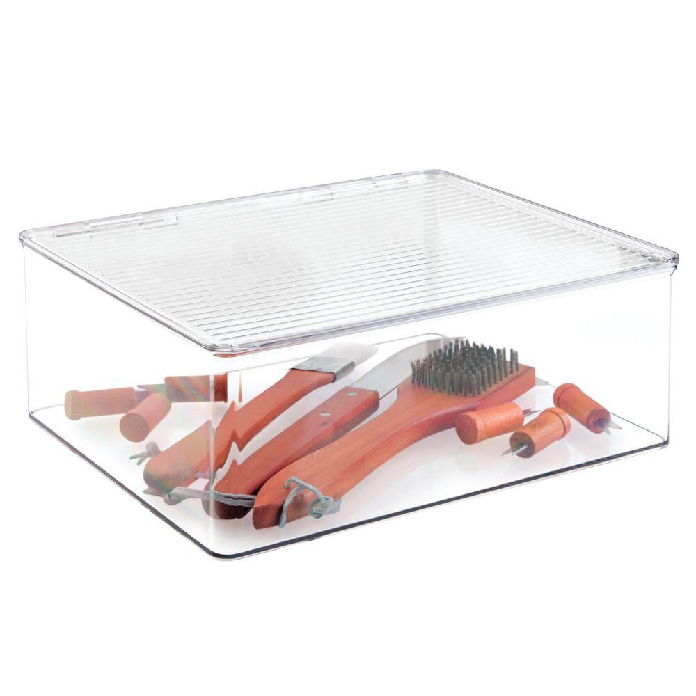Clear Plastic Stackable Food Storage Container 4 Pack N3183