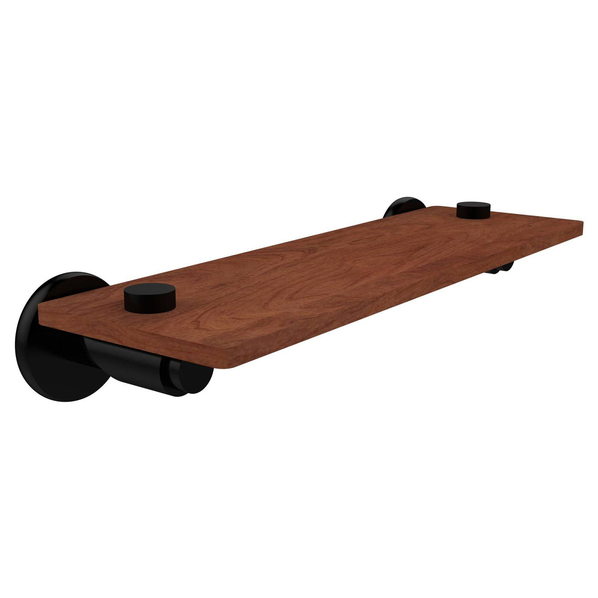 22 inch Solid IPE Ironwood Shelf Matte Black D6933