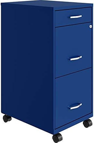 3 Drawer Metal Mobile File Cabinet with Lock B293171