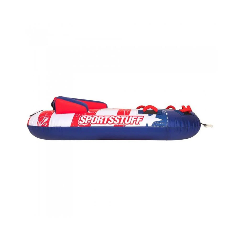 2 Rider Inflatable Towable Tube with Nylon Cover X68049