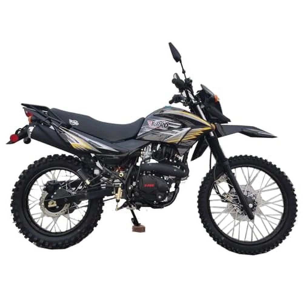 250cc Dirt Bike with 5-Speed Manual Transmission Kick Start 21"/18" Wheels V694935