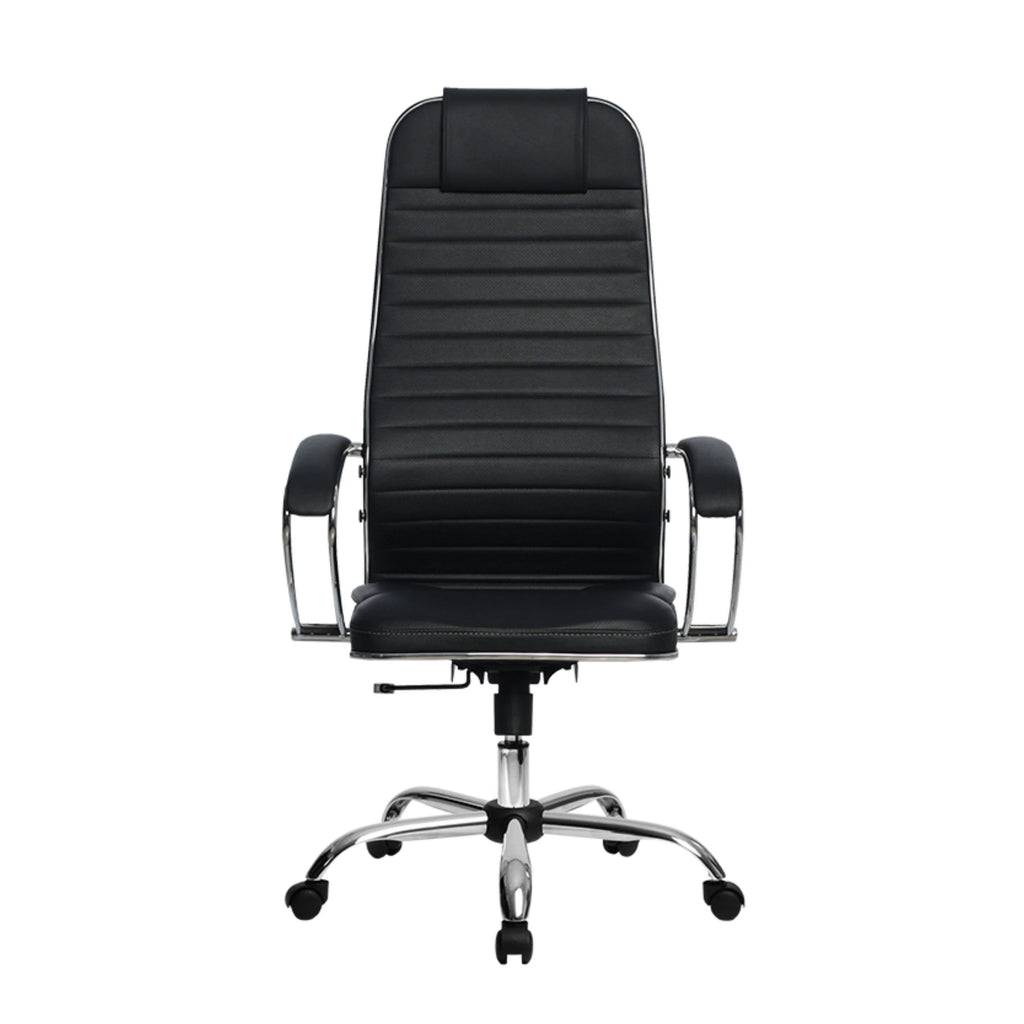 Black High Back Executive Office Chair with Adjustable Headrest and Armrests R8338