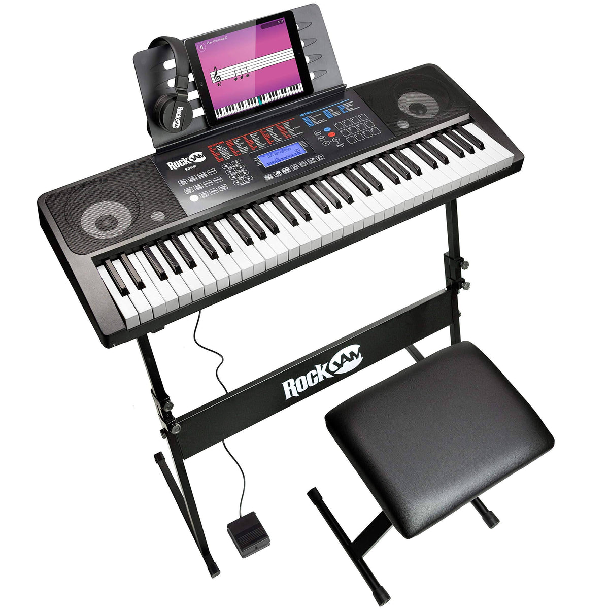 Electronic Teaching Piano Keyboard with Stand M350