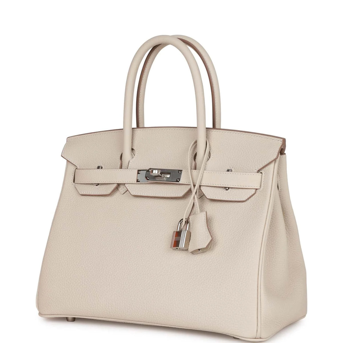 Birkin 30 Craie Togo Palladium Hardware B21326