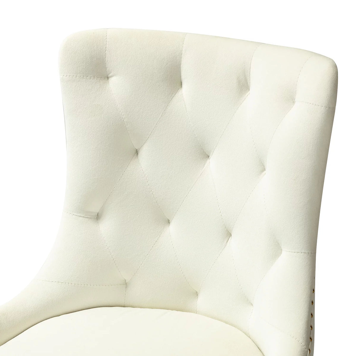 Velvet Tufted Wingback Upholstered Swivel Adjustable Office Chair Y945