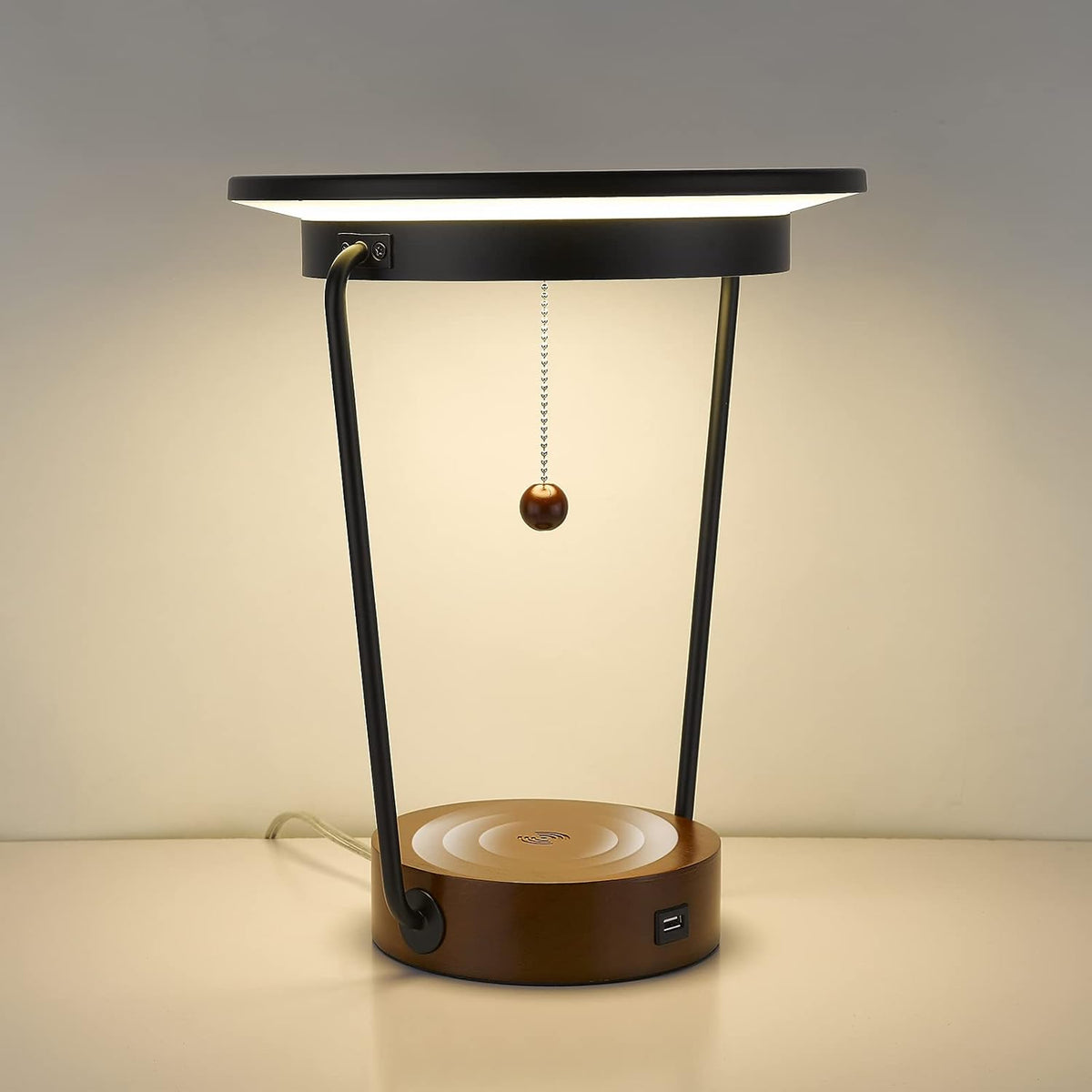 LED Desk Lamp with Wireless Charger D77058