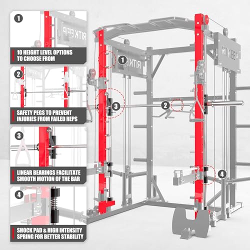Smith Machine with Jammer Arms & Leg Press Q6907