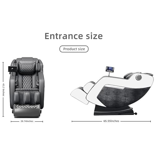 Full Body Zero Gravity Shiatsu Massage Chair Recliner with Heat P9940