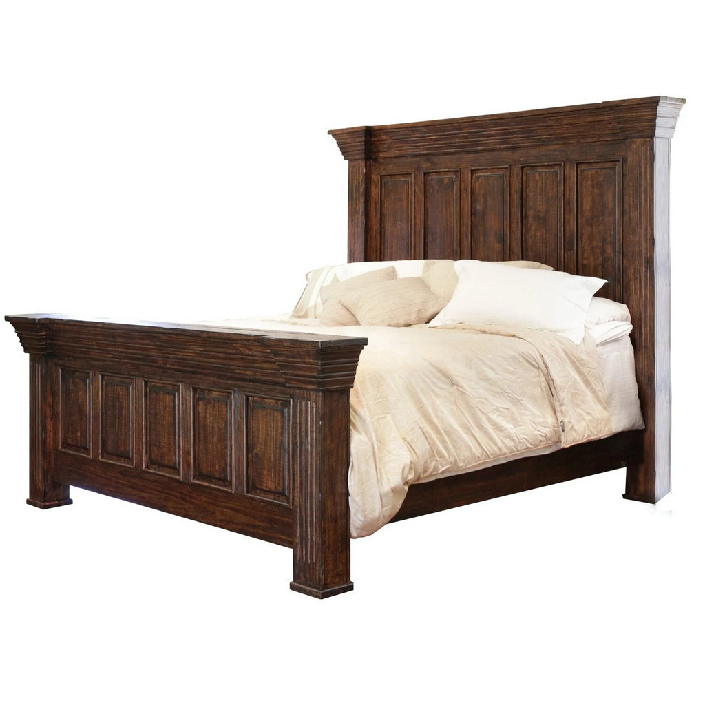 Queen Size Pine Wood Bed R3344