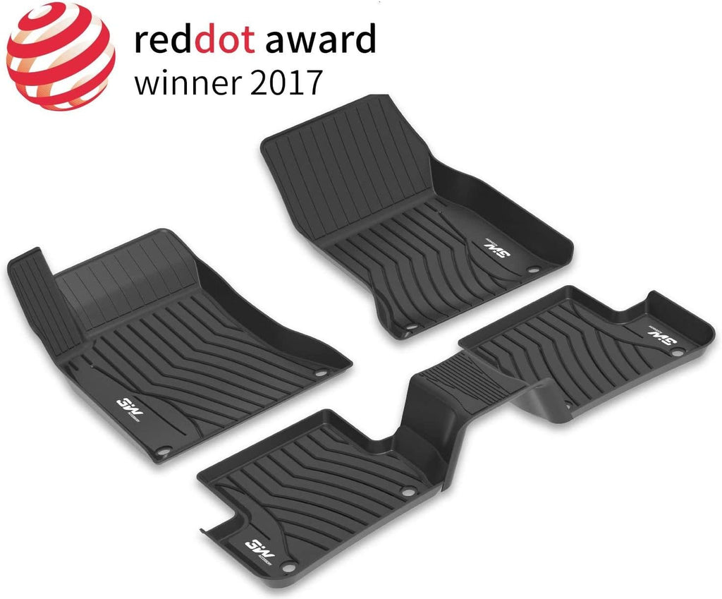TPE All Weather Floor Mats Black Full Set W67884