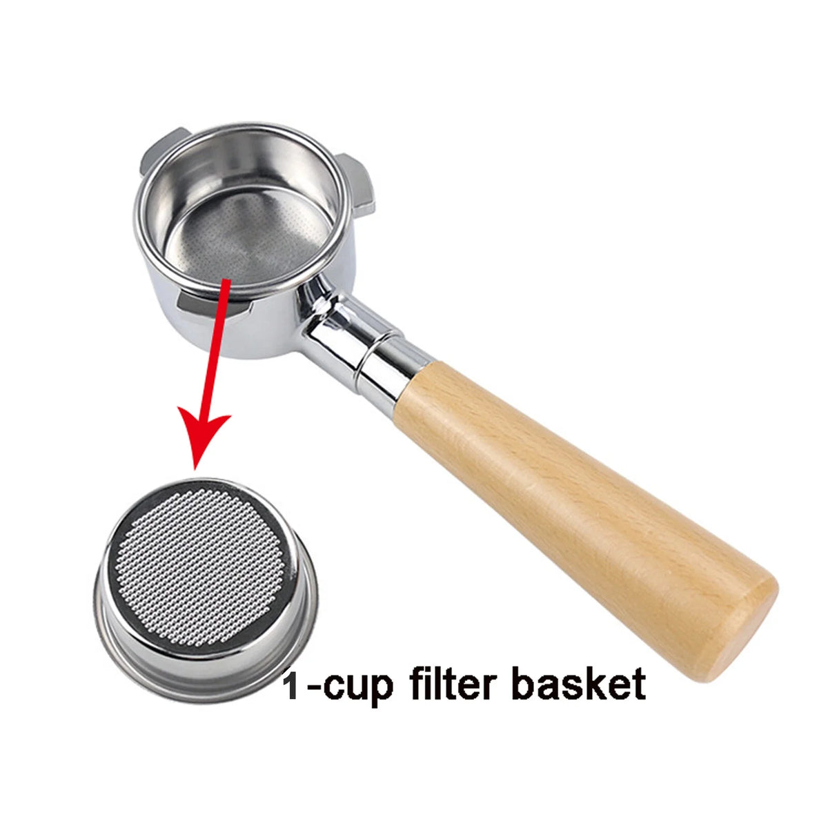 54mm Naked Bottomless Portafilter with Filter Basket Z735711