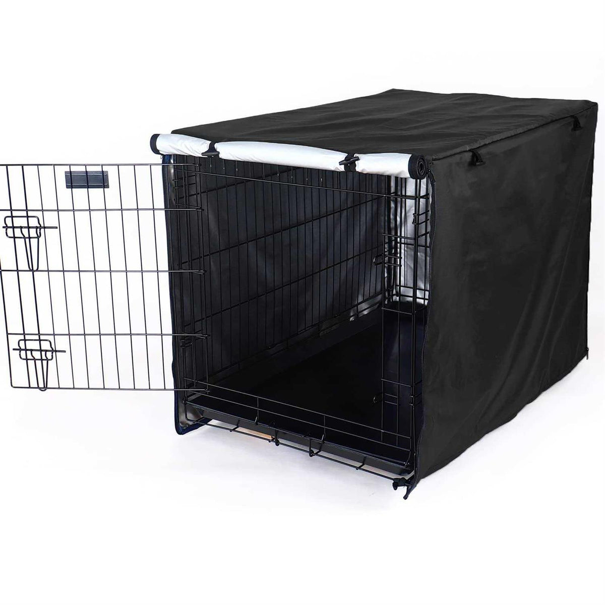 Double Door Waterproof Anti-UV Dog Crate Cover E157
