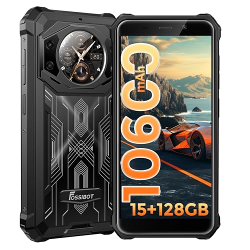 Rugged Unlocked Smartphone Dual Screen 10600mAh Battery 15+128GB Storage F41433