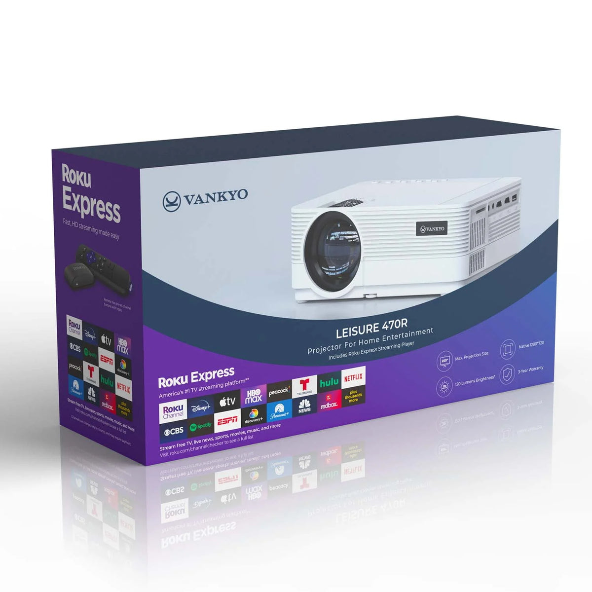 HD Mini Projector with Streaming Player W618379