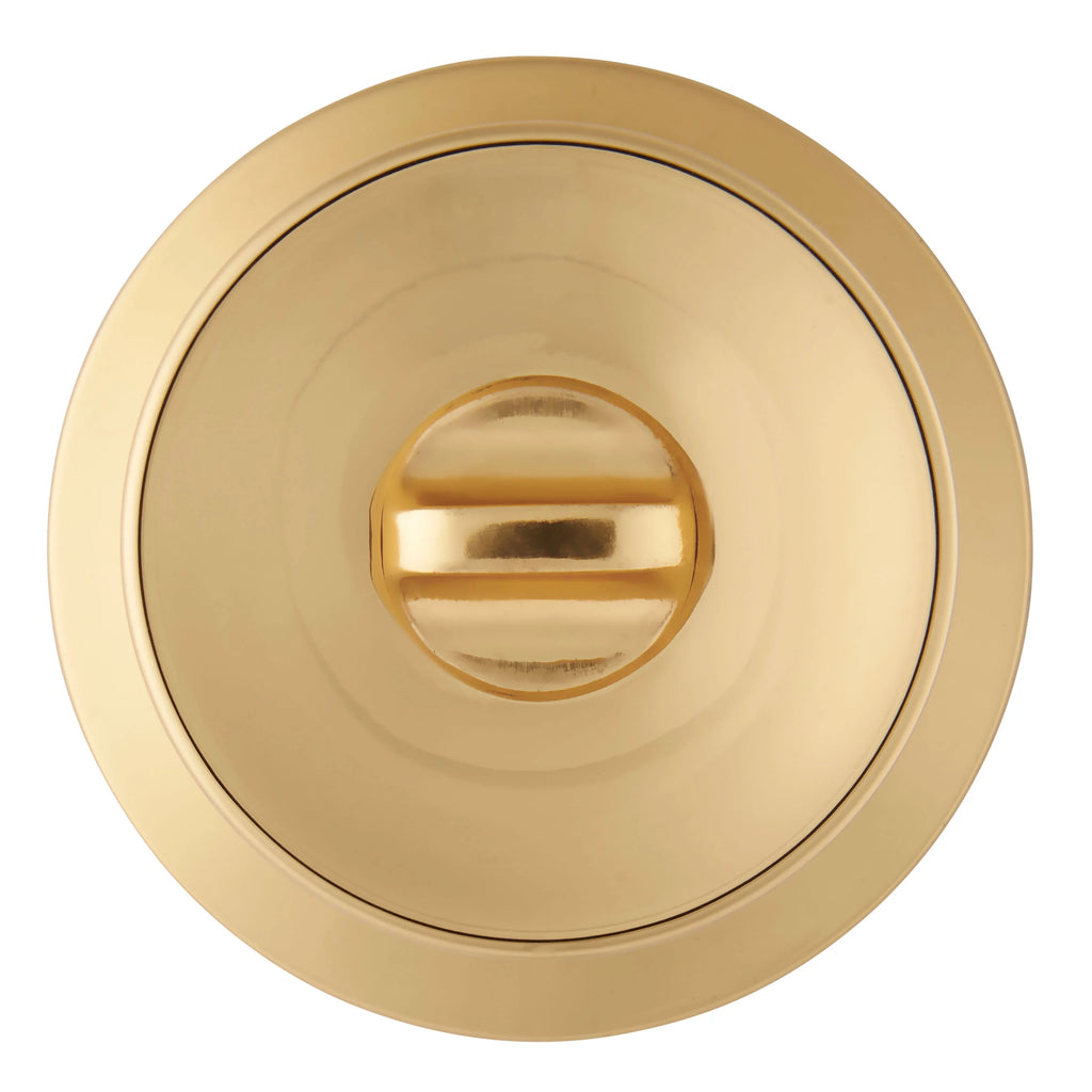 Keyed Entry Doorknob Polished Brass Twin Pack G29647