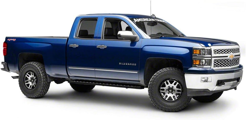 Textured Black Running Boards P130