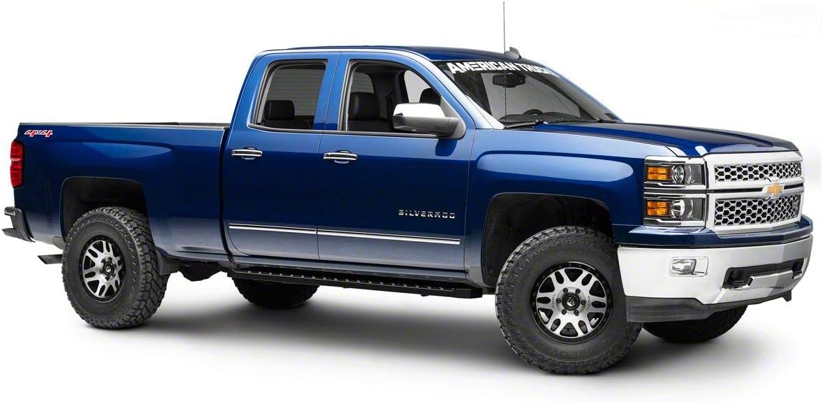 Textured Black Running Boards P130