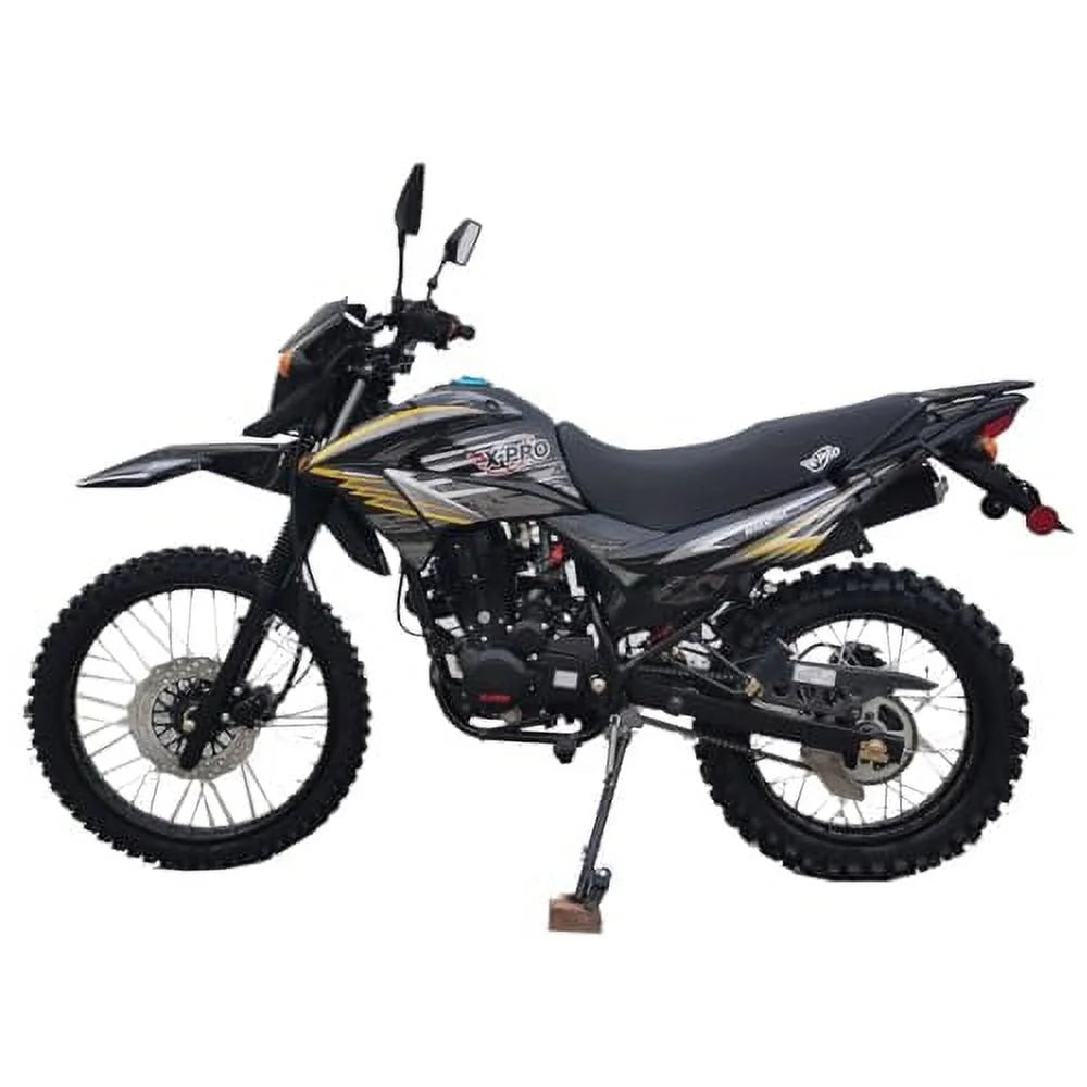250cc Dirt Bike with 5-Speed Manual Transmission Kick Start 21"/18" Wheels V694935