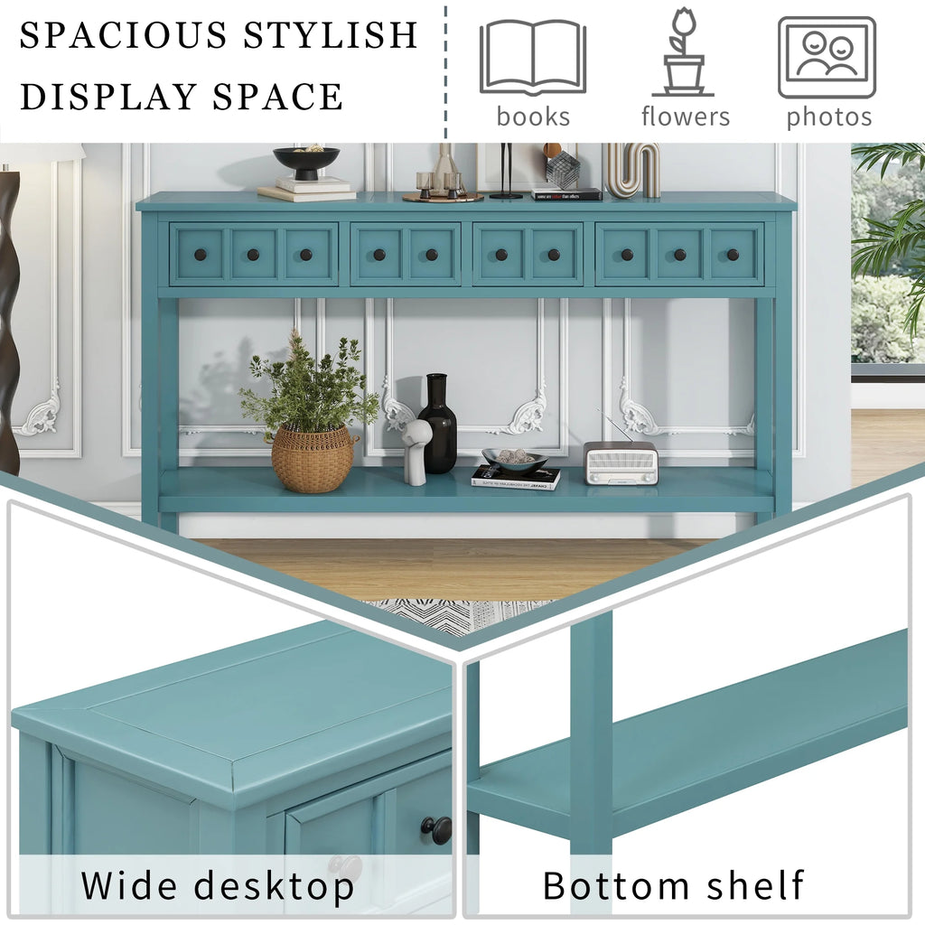 Rustic Entryway Console Table O3160