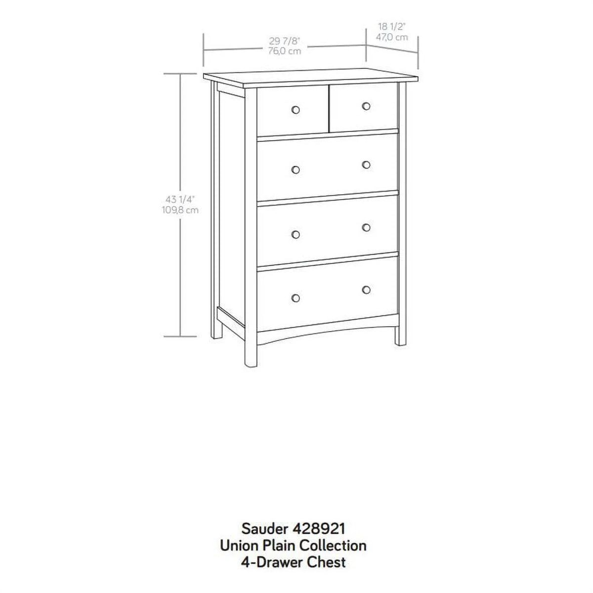 Engineered Wood 4-Drawer Bedroom Chest B535411
