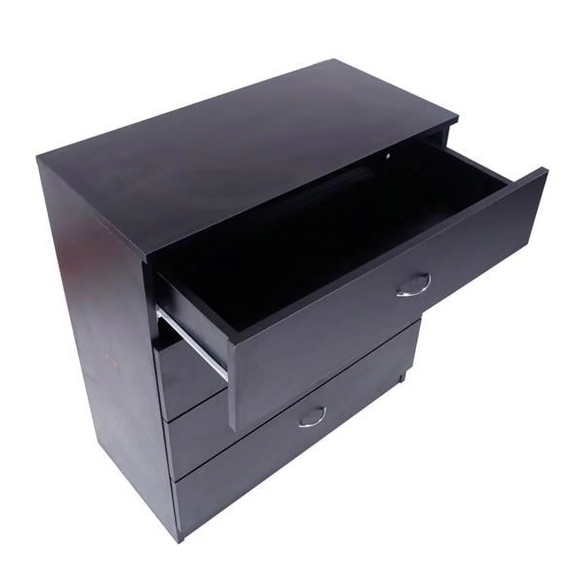 4 Drawer Wood Dresser with Metal Handles R8520