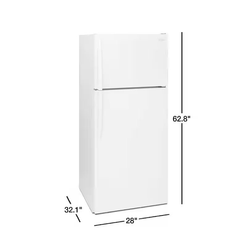 Top Freezer Refrigerator in White R6555