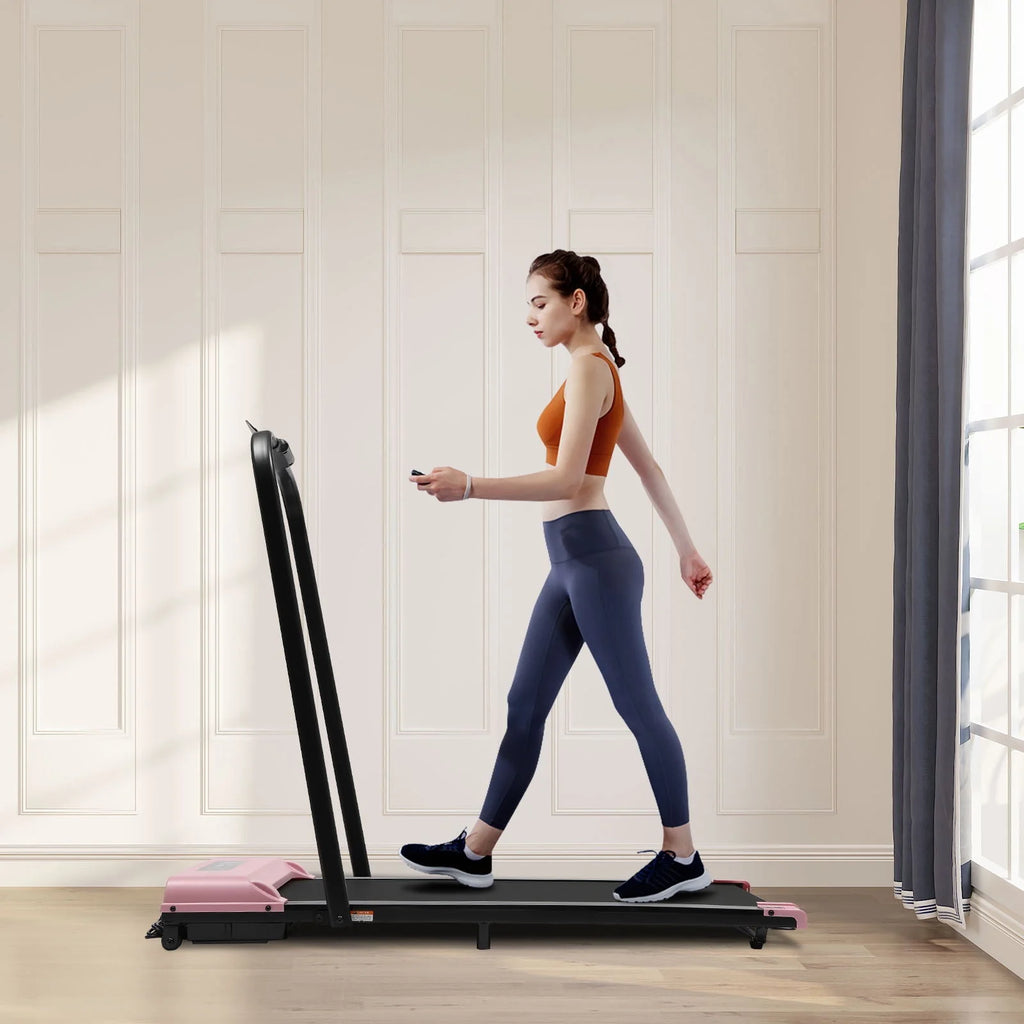 Folding 3.0HP Electric Treadmill with LED Display U87156