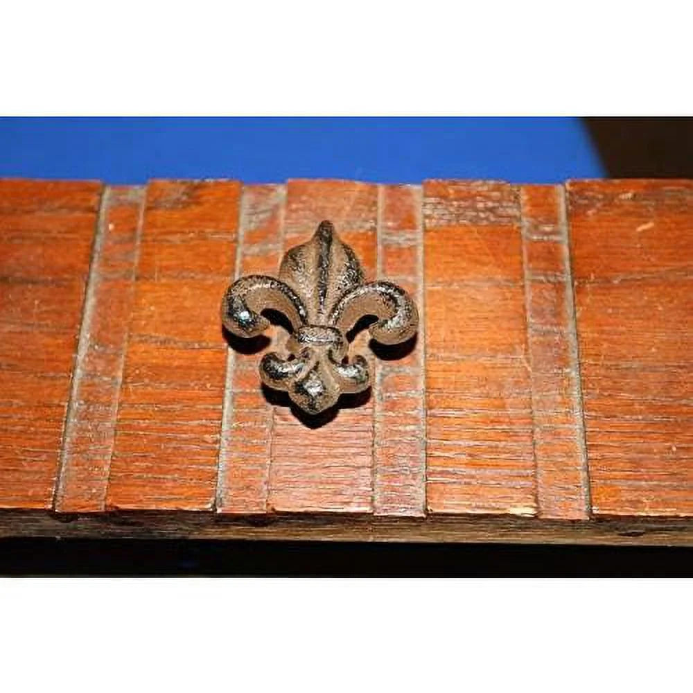 Cast Iron Fleur De Lis Cabinet Knobs, Pack Of 30 G36222