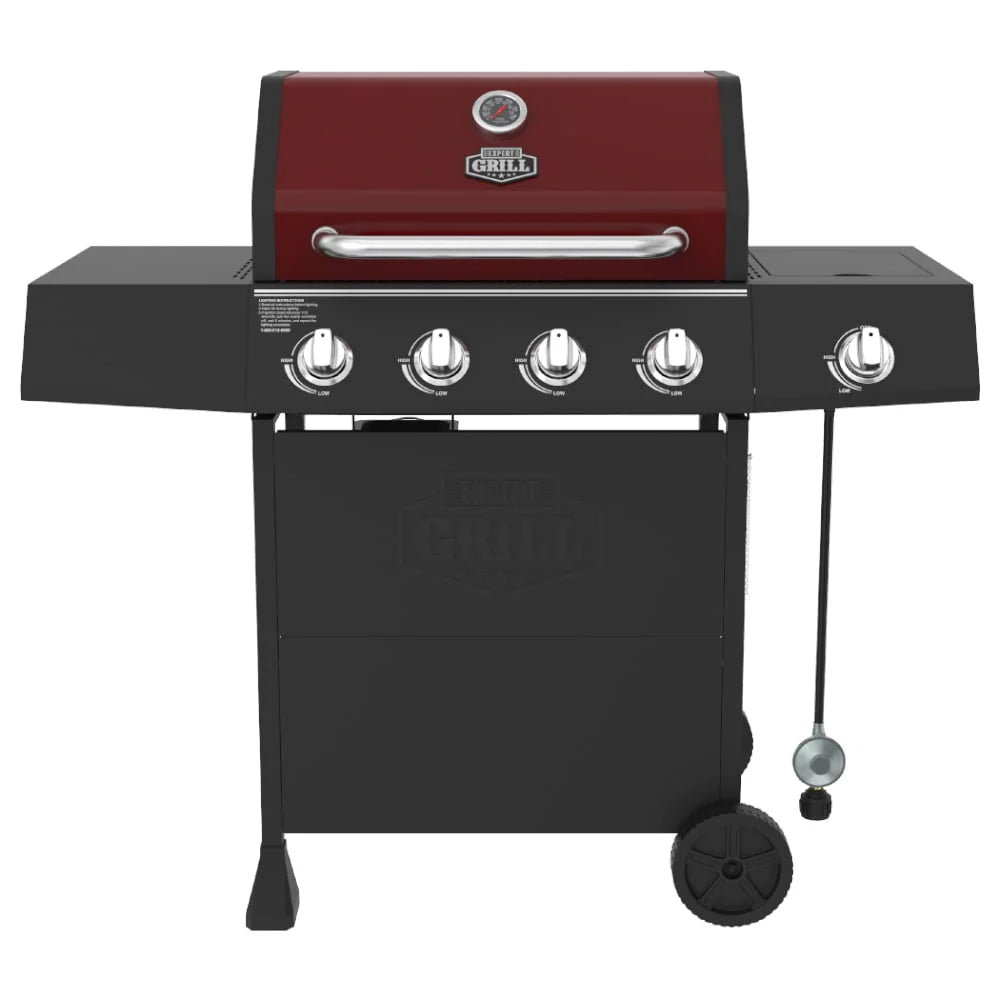 4 Burner Propane Gas Grill with Side Burner X516173