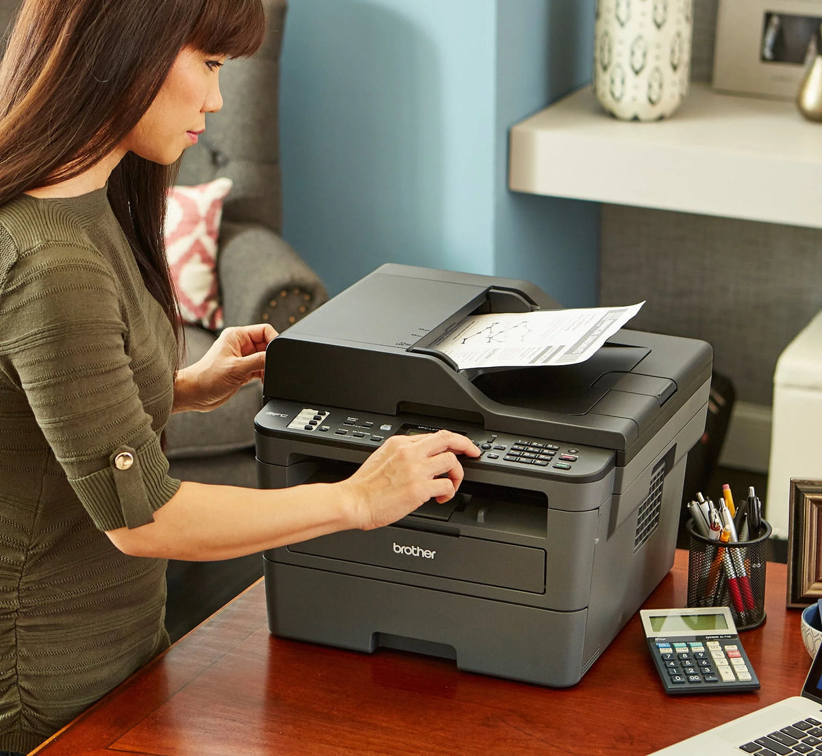 Monochrome Laser All-in-One Printer with Duplex Printing X39864