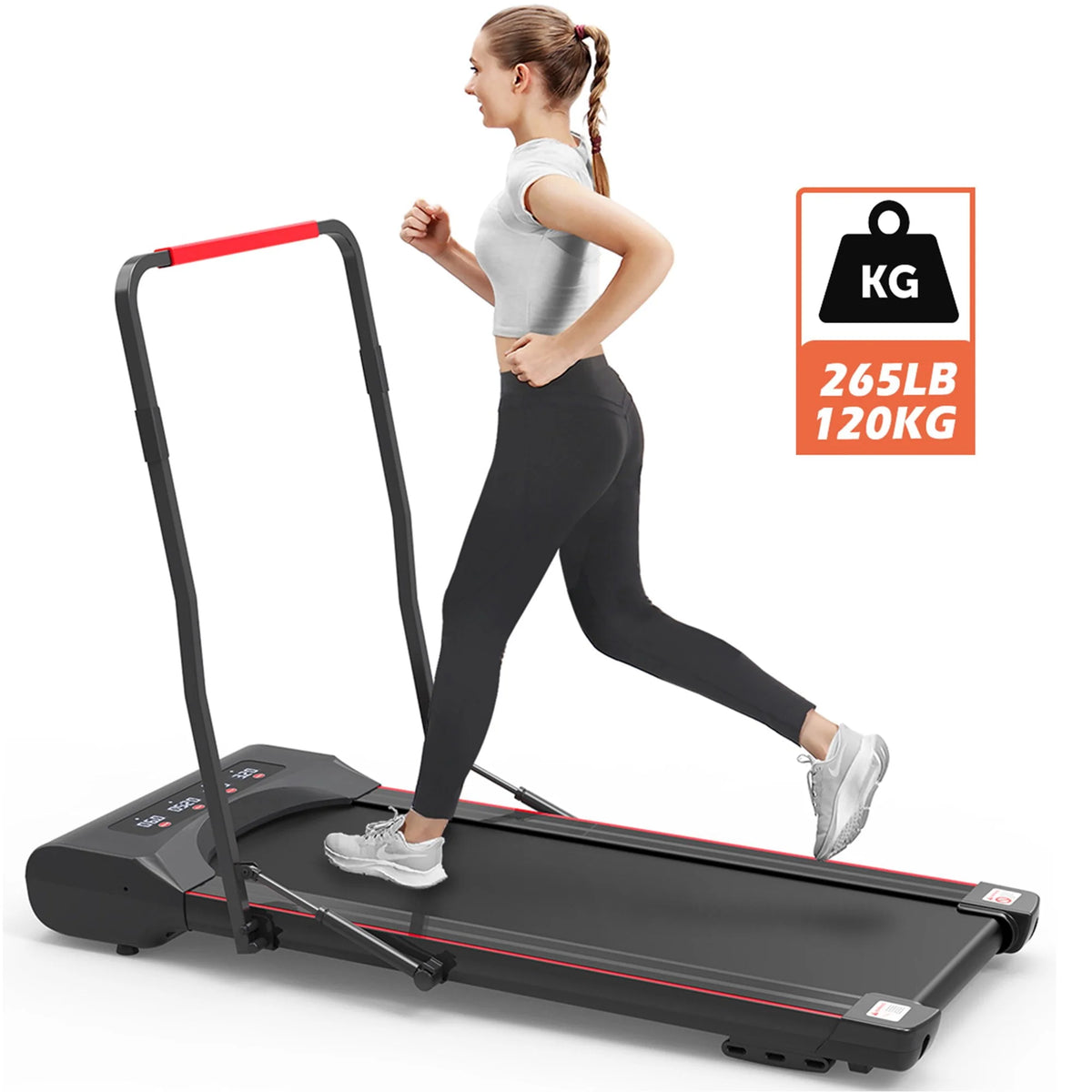2.5HP Folding Treadmill with LED Display F411