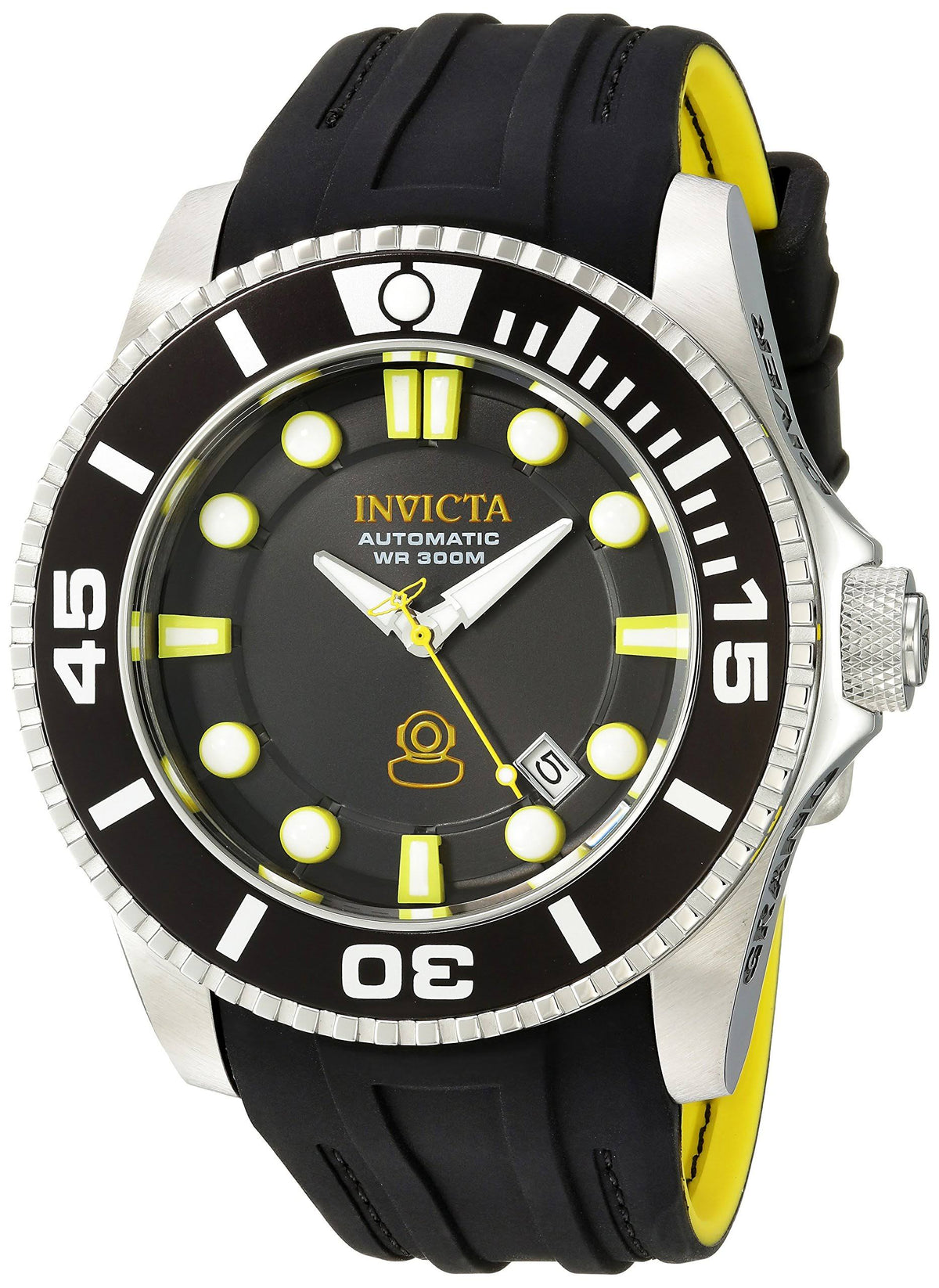 Black Rubber Automatic Watch L4278