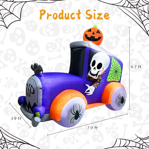 8ft Halloween Inflatable Monster Truck N228