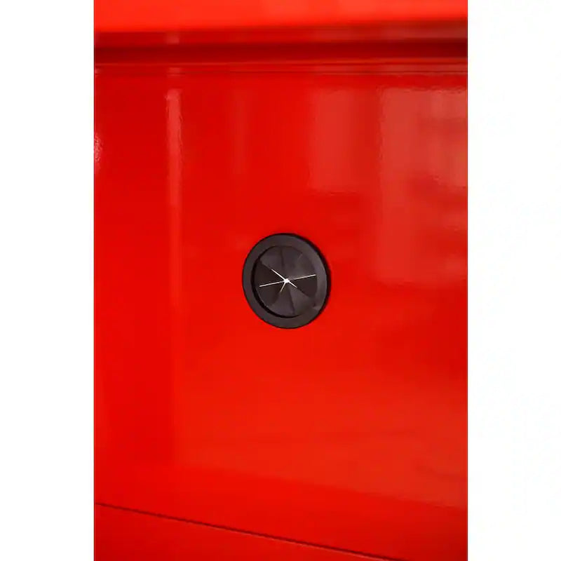 24-Gauge Steel Freestanding Garage Cabinet in Red B4478