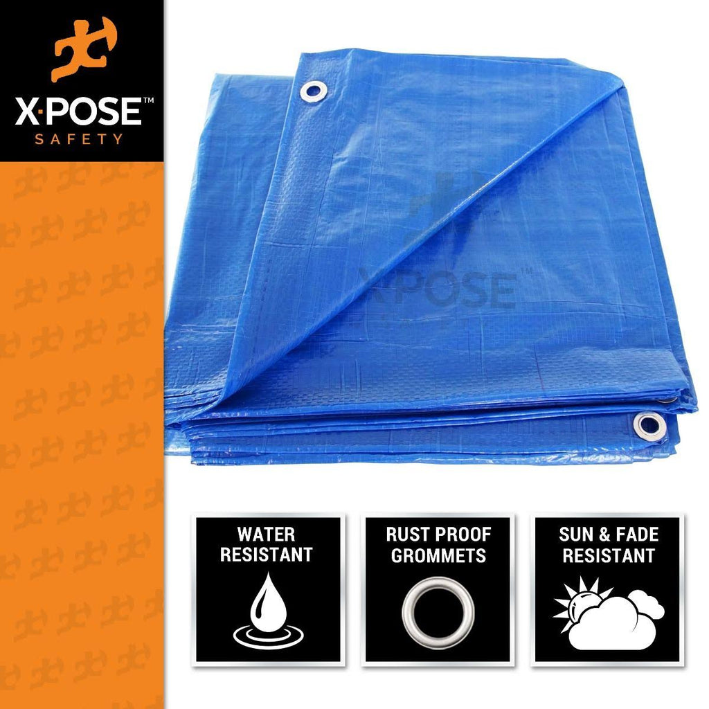 Blue Poly Tarps Case of 4 F756