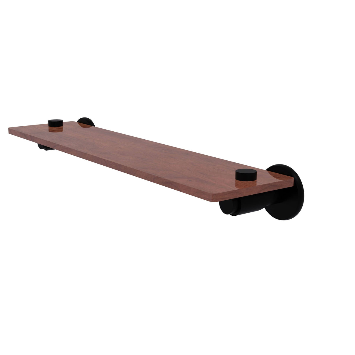 22 inch Solid IPE Ironwood Shelf Matte Black D6933