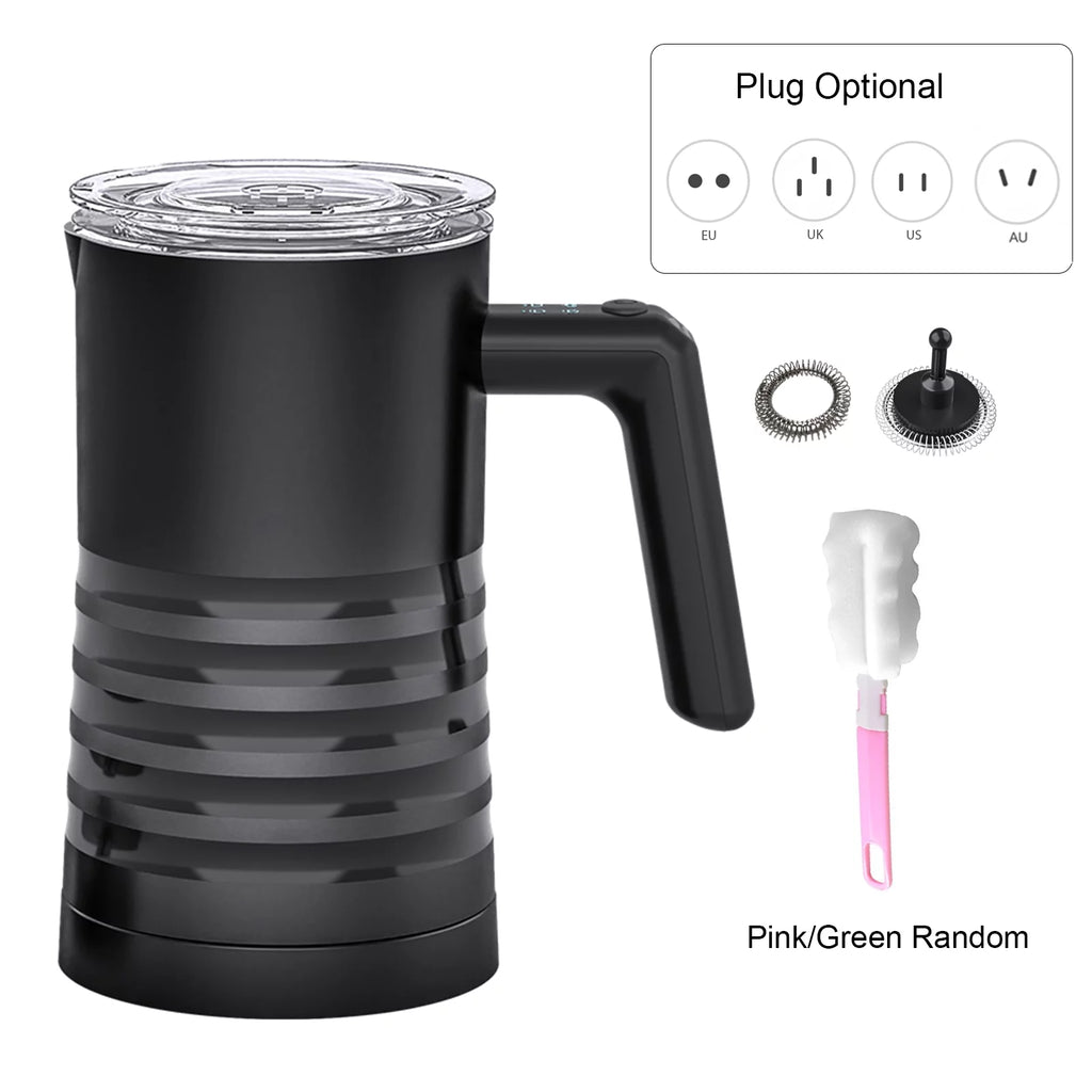 Electric Milk Frother and Steamer 4 in 1 580ml Stainless Steel H906907