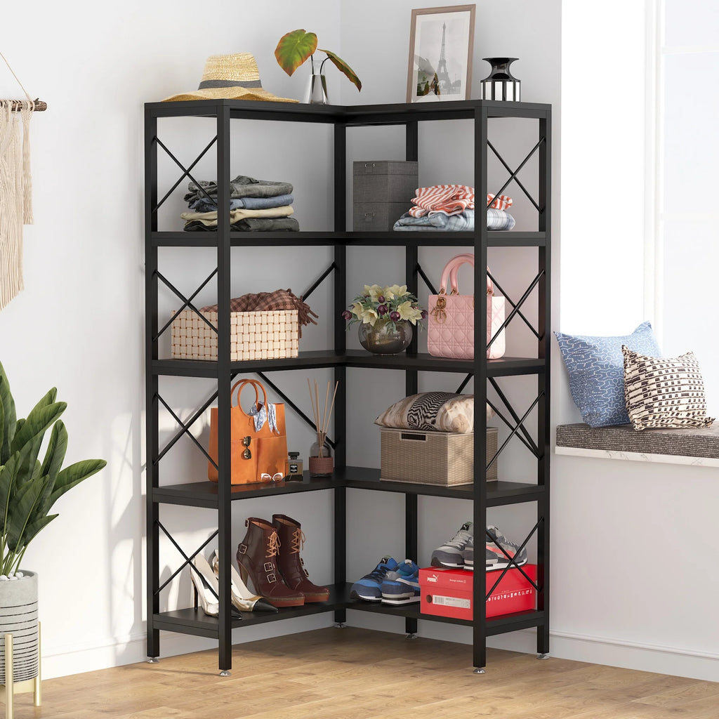 5-Tier Corner Bookshelf F590