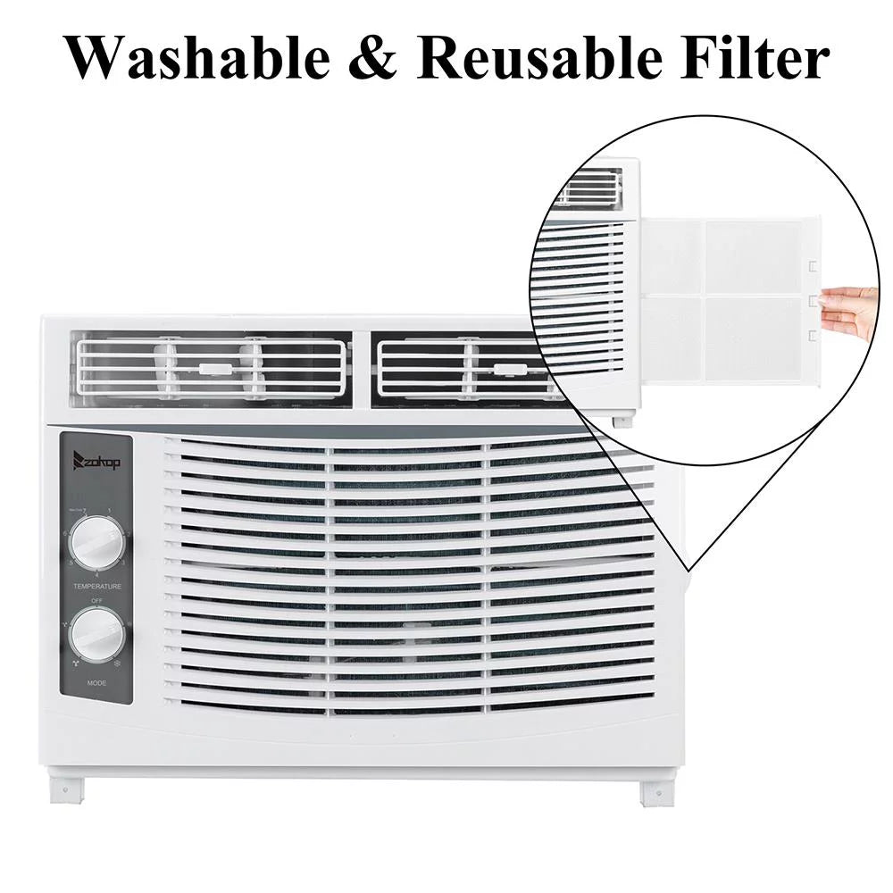 5000BTU White Window Air Conditioner D464405