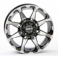 Machined Black ATV Wheel 12x7 4/137 R409098