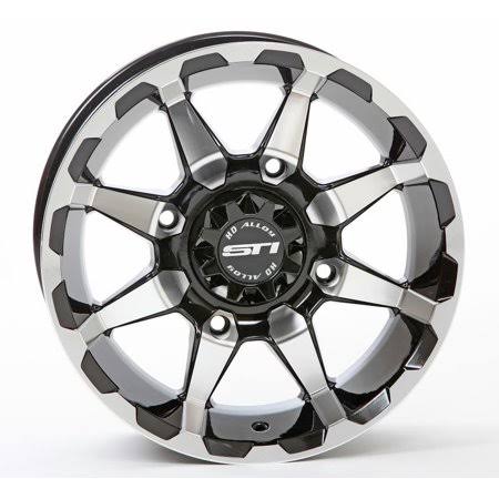 Machined Black ATV Wheel 12x7 4/137 R409098