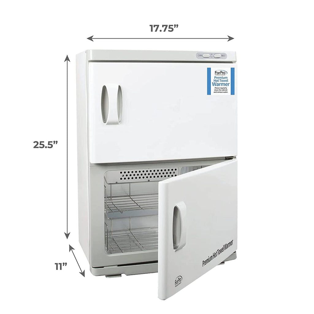 Double Hot Towel Warmer, 48 Towel Capacity, UV Sterilization Y646