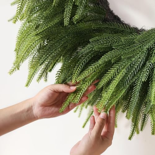 26" Artificial Norfolk Pine Wreath P87737