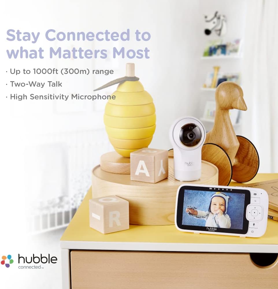 Video Baby Monitor with 2 Cameras, Night Vision, Split Screen J453298