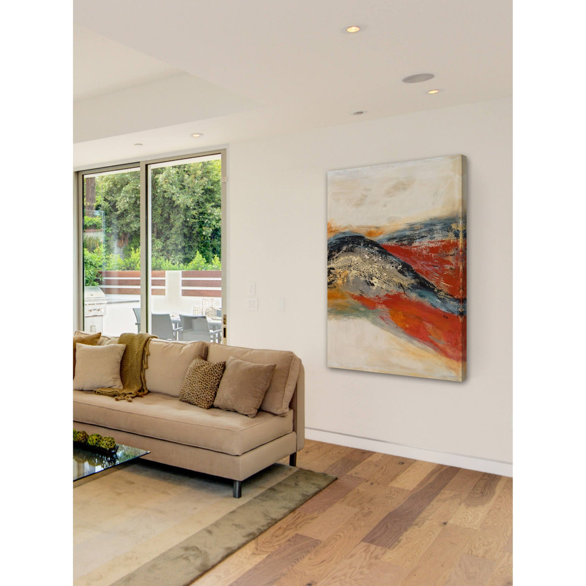 Painting Print on Wrapped Canvas J537
