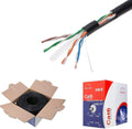 CAT6 1000FT White Solid 23 AWG Plenum Cable B2535