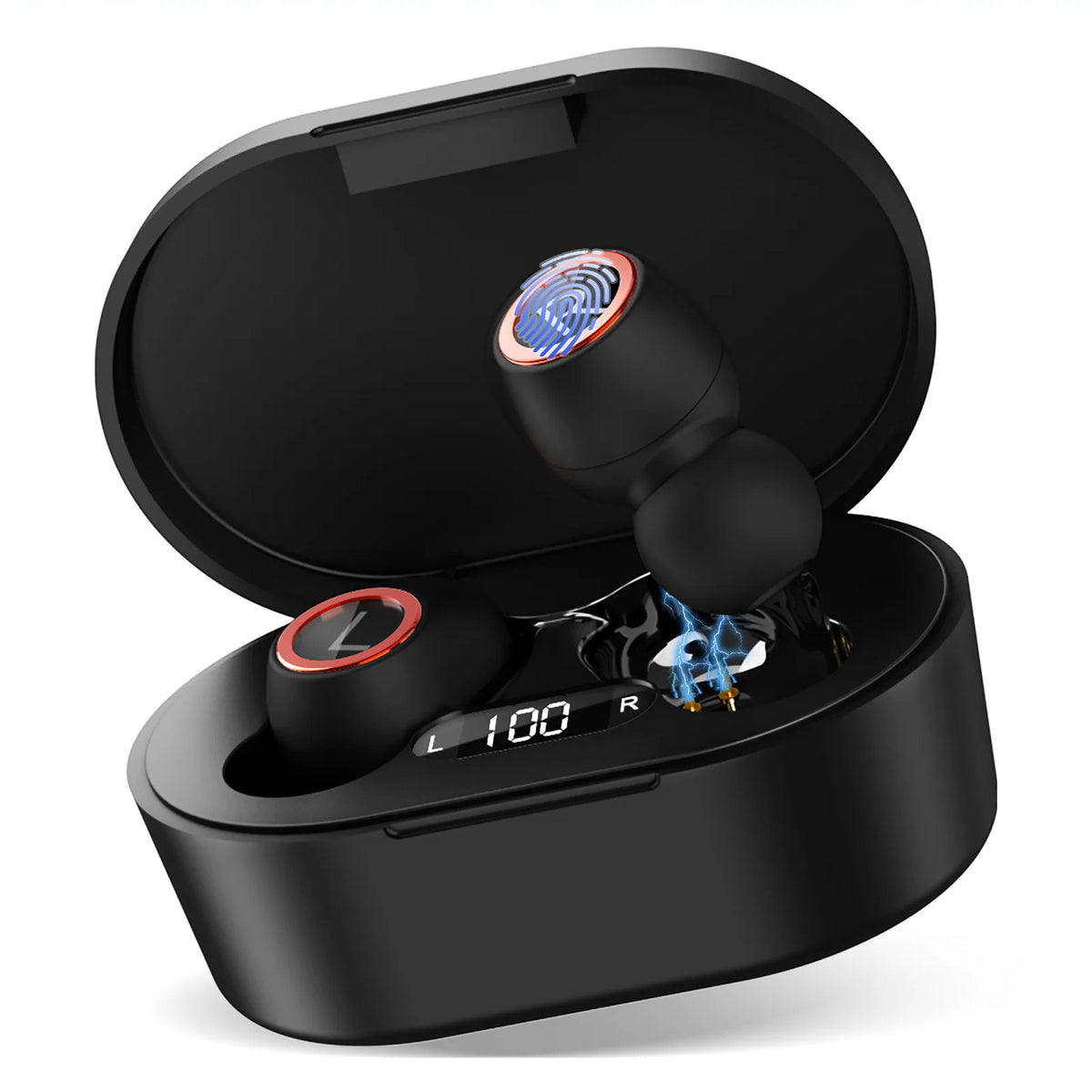 Wireless Earbuds Bluetooth 5.0 Charging Case Earphones Built-in Mic L147