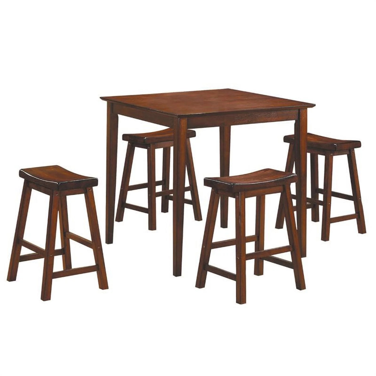 5 Piece Solid Wood Counter Height Dining Set L366685