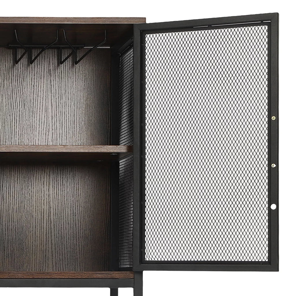 Wine Bar Cabinet with Power Outlets F5079